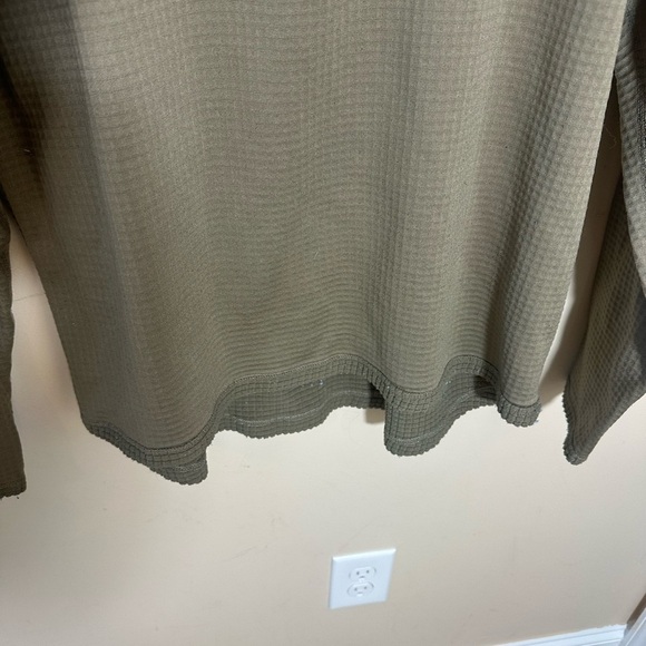 Military Polartec Cold Weather Mens quarter zip Jacket Size medium long - Picture 4 of 8